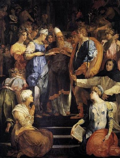Rosso Fiorentino Betrothal of the Virgin France oil painting art